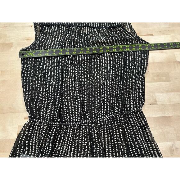 Bobeau Y2K Sleevelss Polka Dot Cinched Waist Size L - Picture 6 of 7